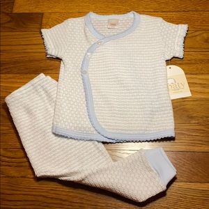 Patty Blue Knit 2 Piece Set